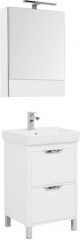 Мебель для ванной Aquanet Гретта 55 New белый (2 ящика) 39031 - фото 209863