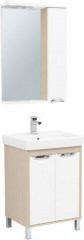 Мебель для ванной Aquanet Гретта 60 New светлый дуб (2 дверцы) 39035 - фото 209867
