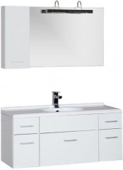 Мебель для ванной Aquanet Данте 110 R белый (1 навесной шкафчик) 39064 - фото 209896