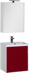 Мебель для ванной Aquanet Латина 60 бордо (1 ящик) 39139 - фото 209971
