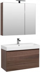 Мебель для ванной Aquanet Нью-Йорк 100 орех 39202 - фото 210034