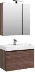 Мебель для ванной Aquanet Нью-Йорк 85 орех 39205 - фото 210037