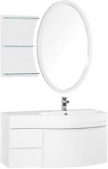 Мебель для ванной Aquanet Опера 115 R белый (3 ящика) 39209 - фото 210041