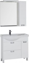 Мебель для ванной Aquanet Сити 90 L белый 39287 - фото 210119