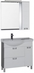 Мебель для ванной Aquanet Сити 90 L венге 39288 - фото 210120