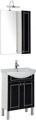 Мебель для ванной Aquanet Честер 60 черный/серебро 39353 - фото 210185