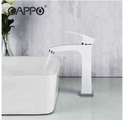 Смеситель для раковины GAPPO JACOB G1007-78 Хром/белый 39423 - фото 210555