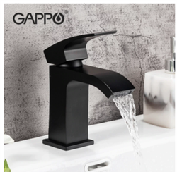 Смеситель для раковины GAPPO JACOB G1007-6 черный матовый 39424 - фото 210560