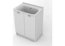 Постирочная раковина с тумбой KERASAN Comunita 9164k3*0  на 75 см 9164k3*0 - фото 211073
