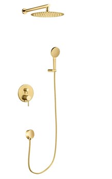 Душевая система скрытого монтажа Grocenberg GB5001-1GO Gold 39540 - фото 211264