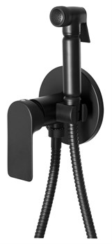 Гигиенический душ скрытого монтажа Remer SHUT OFF I65NO черный матовый 39829 - фото 213696