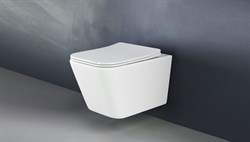 Безободковый подвесной унитаз Gid Tr2144с крышкой-микролифт 39997 - фото 214891
