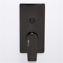 Смеситель для ванны и душа скрытого монтажа Wasserkraft Glan 6661 черный 40063 - фото 215432