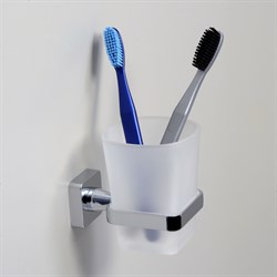 Стакан для зубных щеток стеклянный Wasserkraft Dill K-3928 40097 - фото 215637