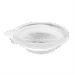 Мыльница стеклянная Wasserkraft Kammel K-8329WHITE 40114 - фото 215750