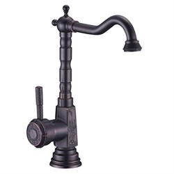 Смеситель для кухонной мойки Lemark Jasmine LM6605ORB черный 337768 - фото 217316