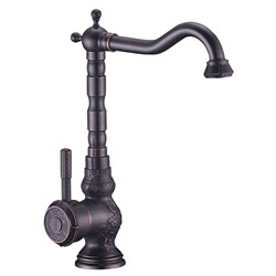 Смеситель для кухонной мойки Lemark Jasmine LM6645ORB черный 337782 - фото 217330