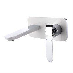 Смеситель для раковины Lemark Melange LM4926CW белый/хром 337827 - фото 217379