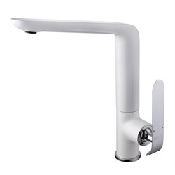 Смеситель для кухонной мойки Lemark Melange LM4905CW белый/хром 337832 - фото 217384