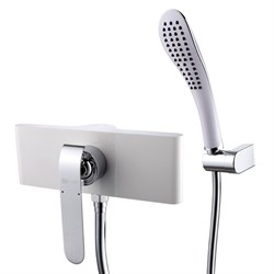 Смеситель для душа Lemark Melange LM4903CW белый/хром 337833 - фото 217385
