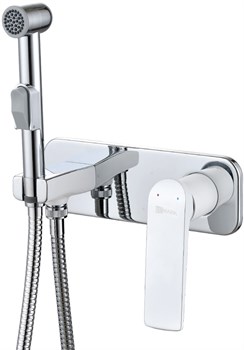 Гигиенический душ скрытого монтажа Lemark Allegro LM5919CW белый/хром 338102 - фото 217668