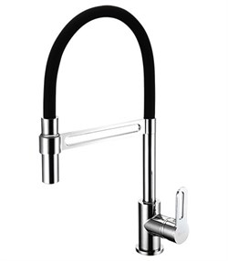 Смеситель для кухонной мойки Lemark Soul LM6006C чёрный 338110 - фото 217690