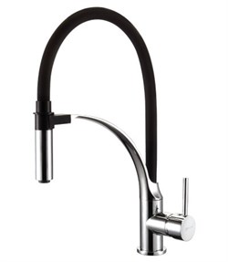 Смеситель для кухонной мойки Lemark Soul LM6007C чёрный 338111 - фото 217693