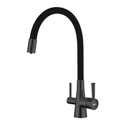 Смеситель для кухни с подключением к фильтру с питьевой водой Lemark Comfort LM3075GM никель 338288 - фото 218043