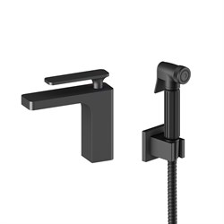 Гигиенический душ  со смесителем для раковины Timo Torne 4360/03G черный матовый 41346 - фото 219321