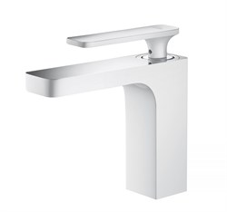Смеситель для раковины Timo Torne 4361/00-16 Хром-Белый 41380 - фото 219630