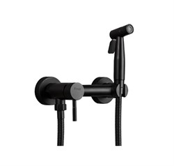 Гигиенический душ с настенным смесителем Frap F7503-6 черный матовый 41500 - фото 220746