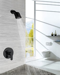 Душевая система скрытого монтажа  ALMAes Bartin TVZ-0895 черная матовая 41522 - фото 220872