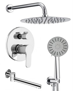 Душевая система скрытого монтажа  ALMAes Ruver TVZ-8828 хром 41624 - фото 221852