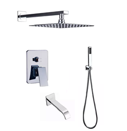 Душевая система скрытого монтажа  ALMAes Liros TVZ-0876 хром 41628 - фото 221992
