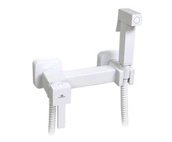 Гигиенический душ с настенным смесителем Ganzer GZ-12201-F белый 41760 - фото 223443