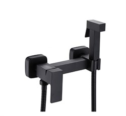 Гигиенический душ настенный HANSEN 62204-C черный матовый 41770 - фото 223471