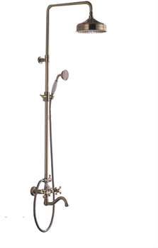 Душевая система Ganzer KONSTANTIN GZ09063D бронза 41802 - фото 223896