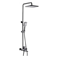 Душевая система Ganzer GZ 24061C черная матовая 41816 - фото 223974