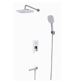Душевая система скрытого монтажа Ganzer GZ 26065 хром 41820 - фото 223990