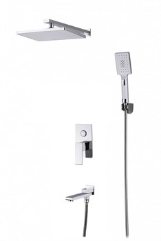 Душевая система скрытого монтажа Ganzer GZ 28065F хром/белый 41826 - фото 224014