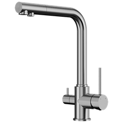 Смеситель для кухни под фильтр Elghansa KITCHEN Pure Water 56A5216-Steel нержавеющая сталь 42148 - фото 226976