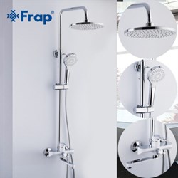 Душевая система Frap F2441 белая с хромом 42493 - фото 230201