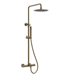 Душевая система с термостатом Raiber Premium Graceful RPB-007 золото матовое 42504 - фото 230336