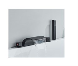 Смеситель каскадный на борт ванны Santarinio SB-100600 черный матовый 42565 - фото 230910