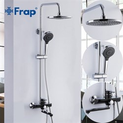 Душевая система Frap F2442 Хром/черная 42603 - фото 231347