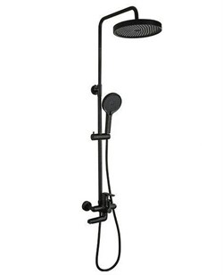 Душевая система Frap F2417-6 черная 42607 - фото 231387