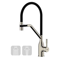 СМЕСИТЕЛЬ ДЛЯ КУХНИ С ГИБКИМ ИЗЛИВОМ FRAP H97 F4497-5 42765 - фото 232429