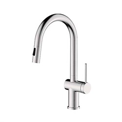 СМЕСИТЕЛЬ ДЛЯ КУХНИ С ВЫДВИЖНОЙ ЛЕЙКОЙ FRAP H807 F60807 F60807 - фото 232514