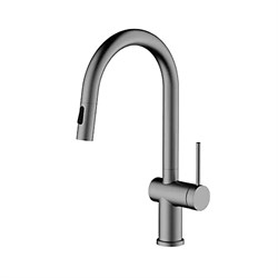 СМЕСИТЕЛЬ ДЛЯ КУХНИ С ВЫДВИЖНОЙ ЛЕЙКОЙ FRAP H807-9 F60807-9 42790 - фото 232521