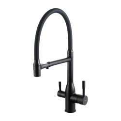 СМЕСИТЕЛЬ ДЛЯ КУХНИ С ГИБКИМ ИЗЛИВОМ FRAP F4398-6 42831 - фото 232984